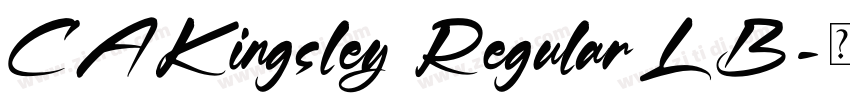CAKingsley RegularLB字体转换 CAKingsley RegularLB字体转换